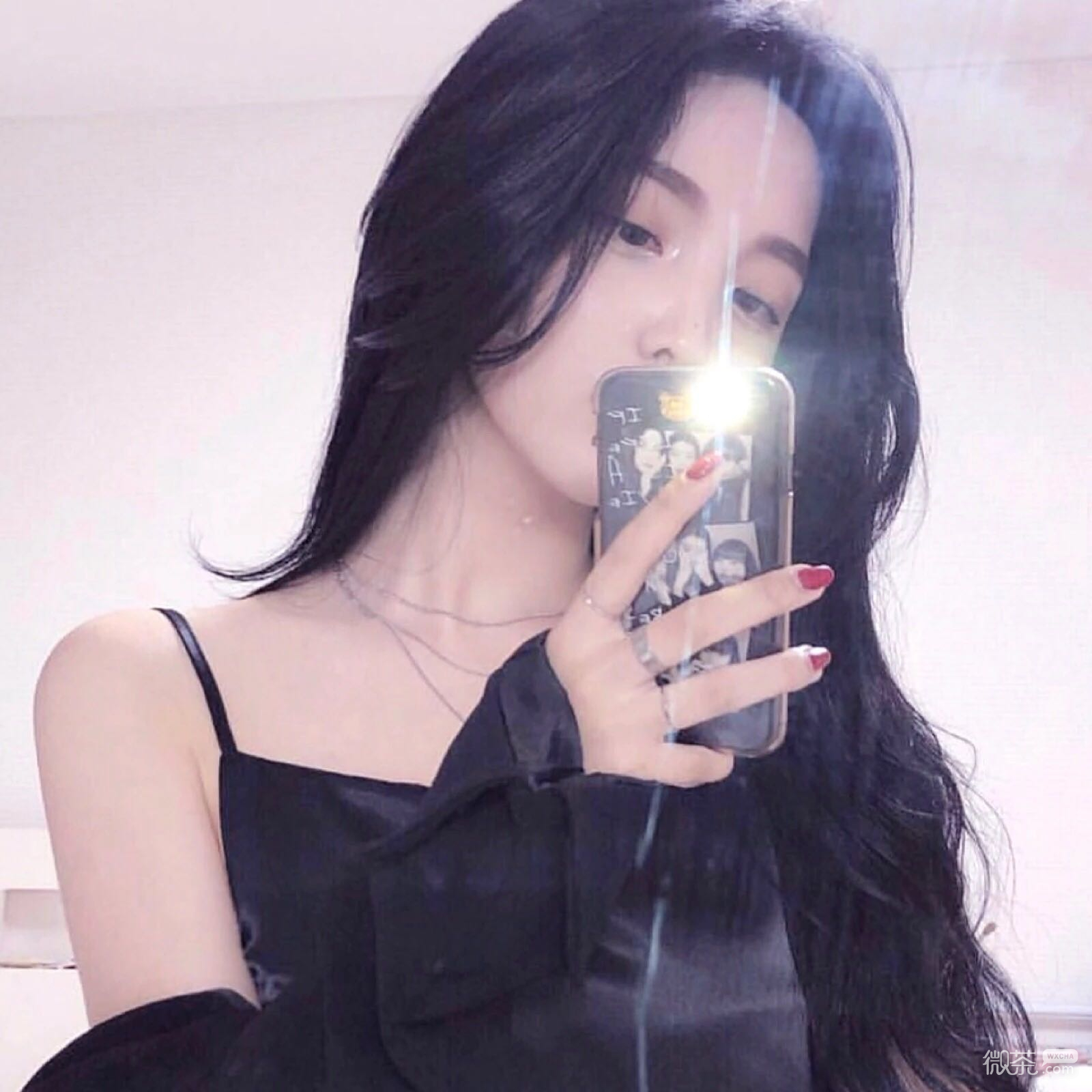 清新性感微信女头