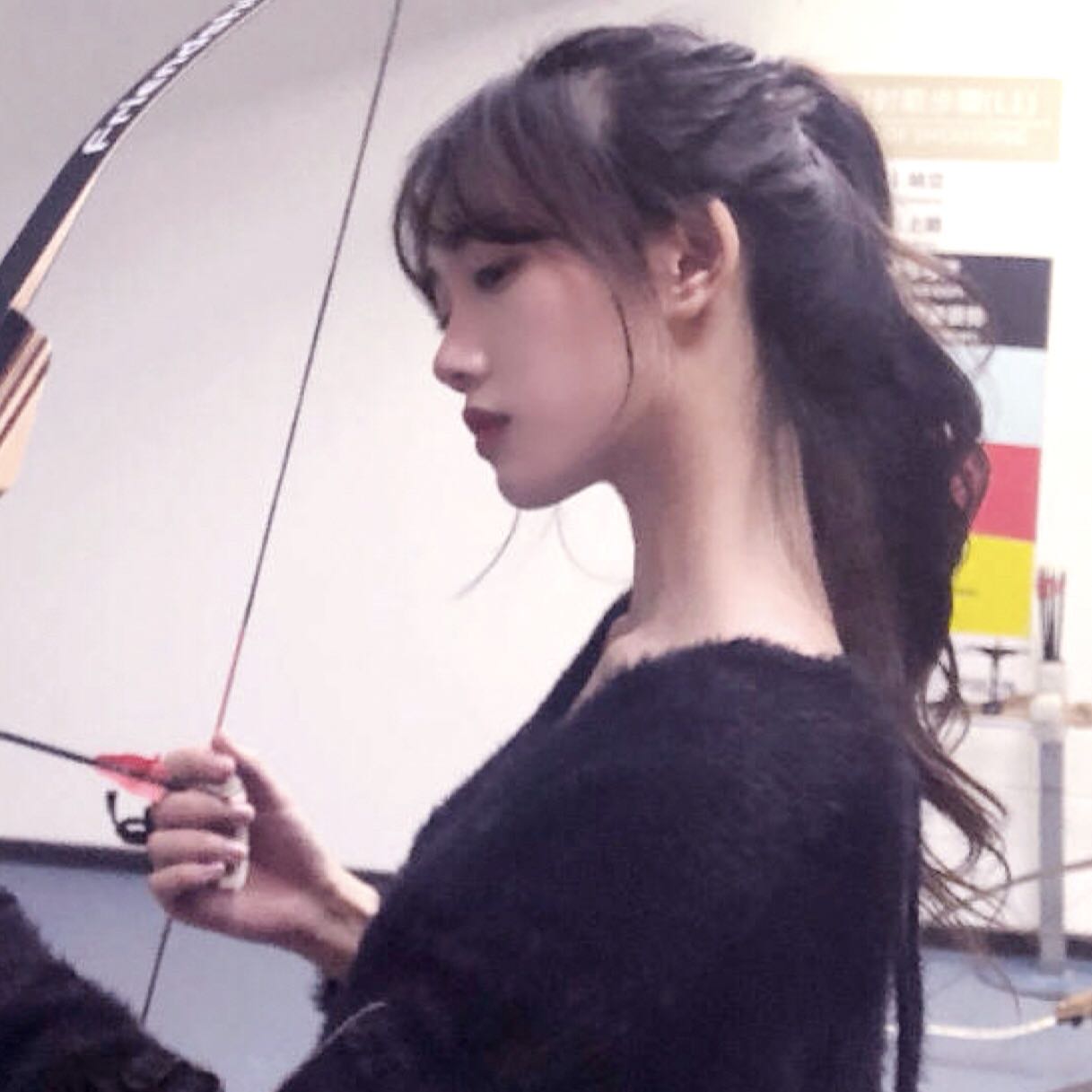 长发性感时尚清新性感微信女头