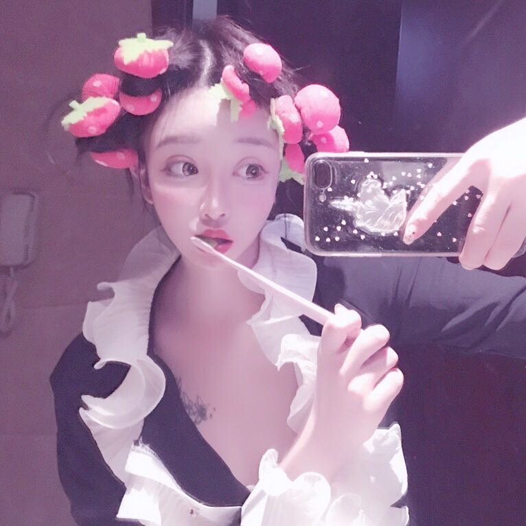 长发性感时尚清新性感微信女头