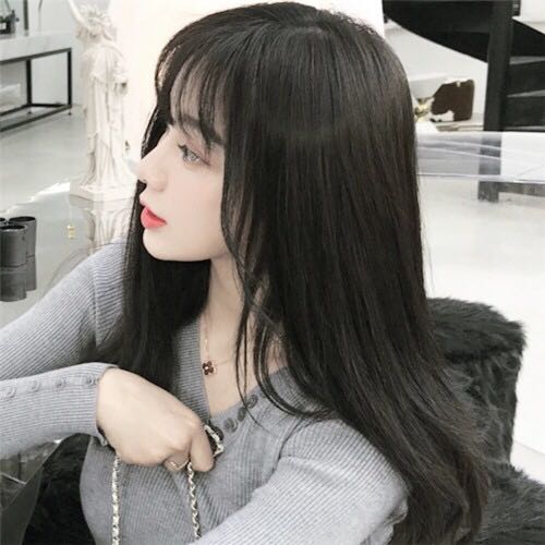 长发性感时尚清新性感微信女头