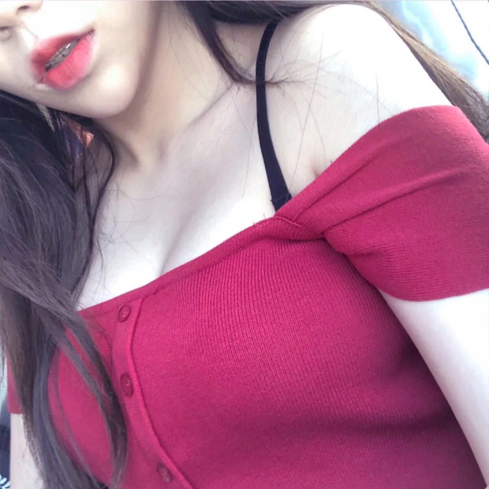 长发性感时尚清新性感微信女头