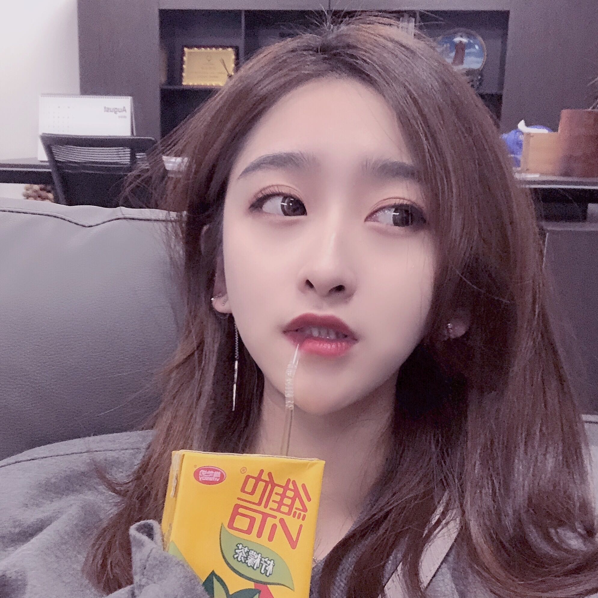 长发性感时尚清新性感微信女头