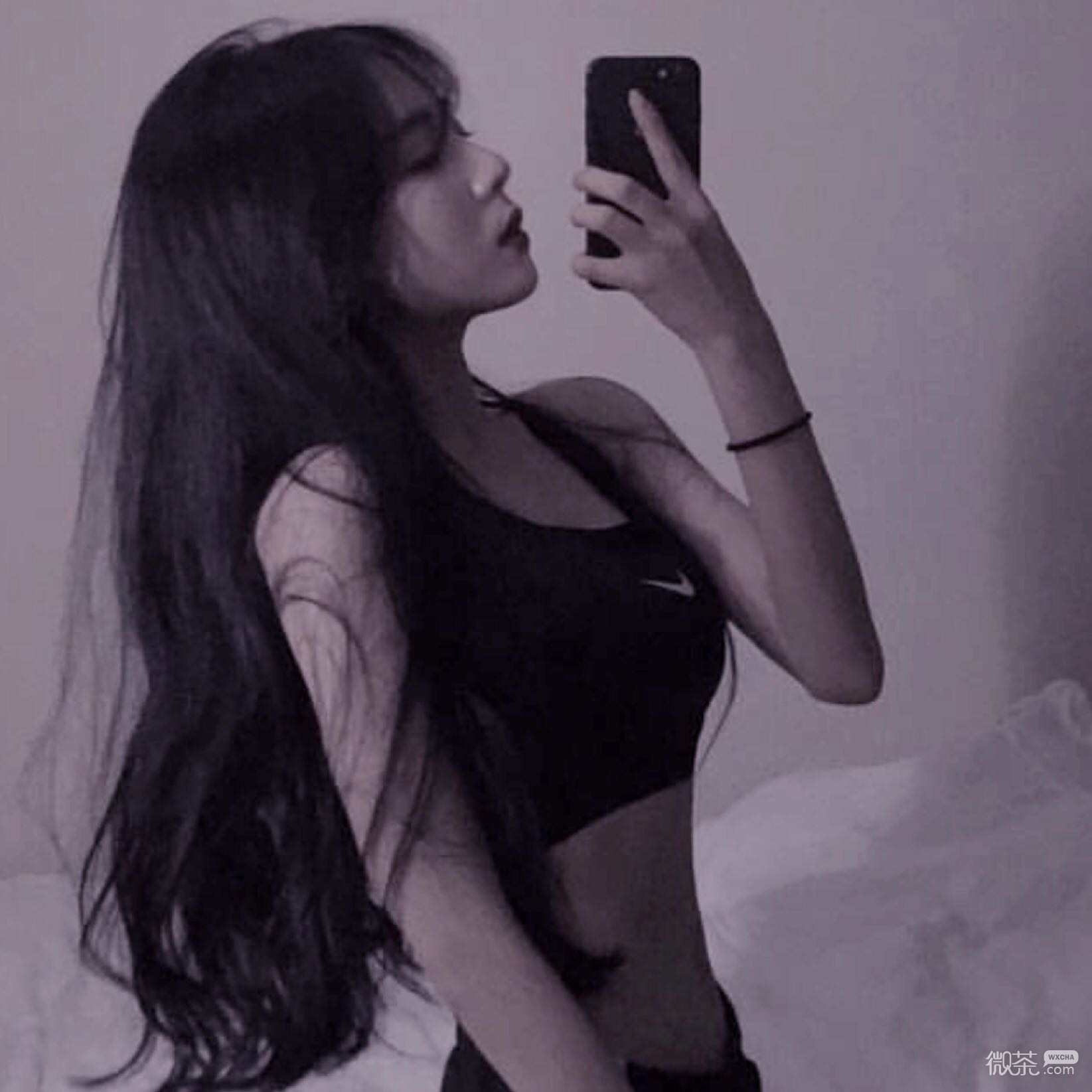 清新性感微信女头