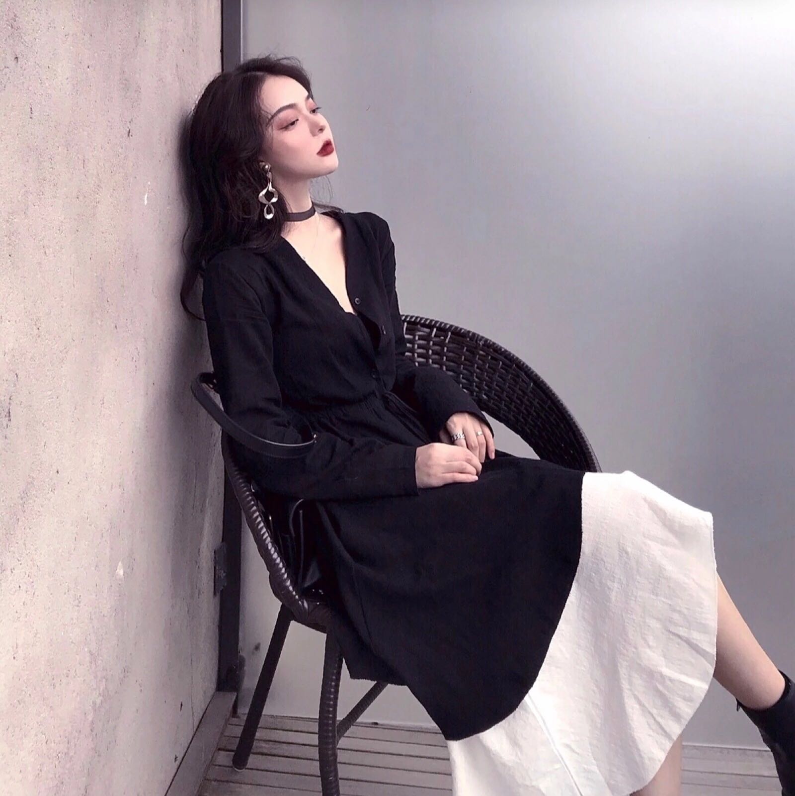 长发性感时尚清新性感微信女头