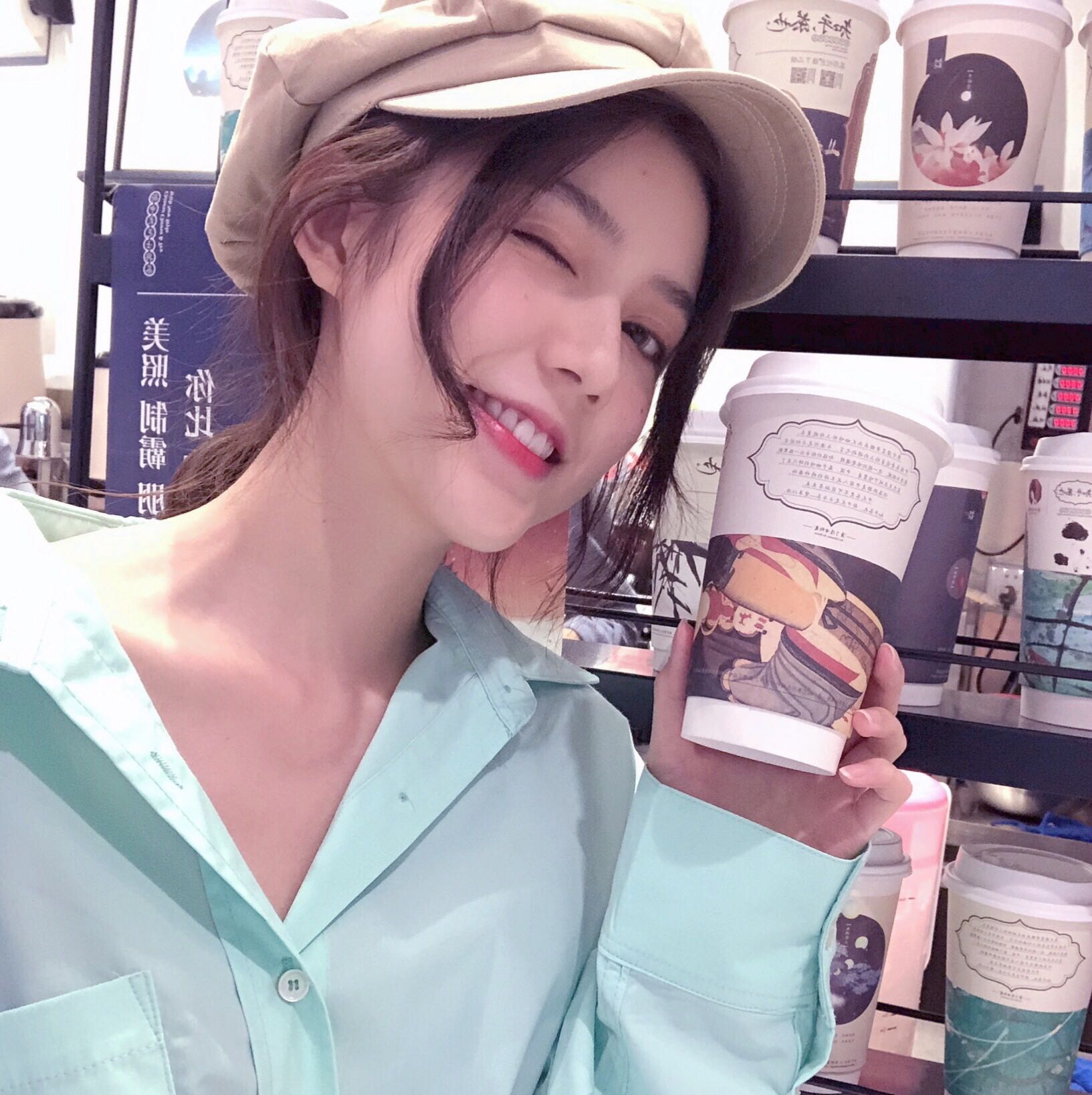 长发性感时尚清新性感微信女头