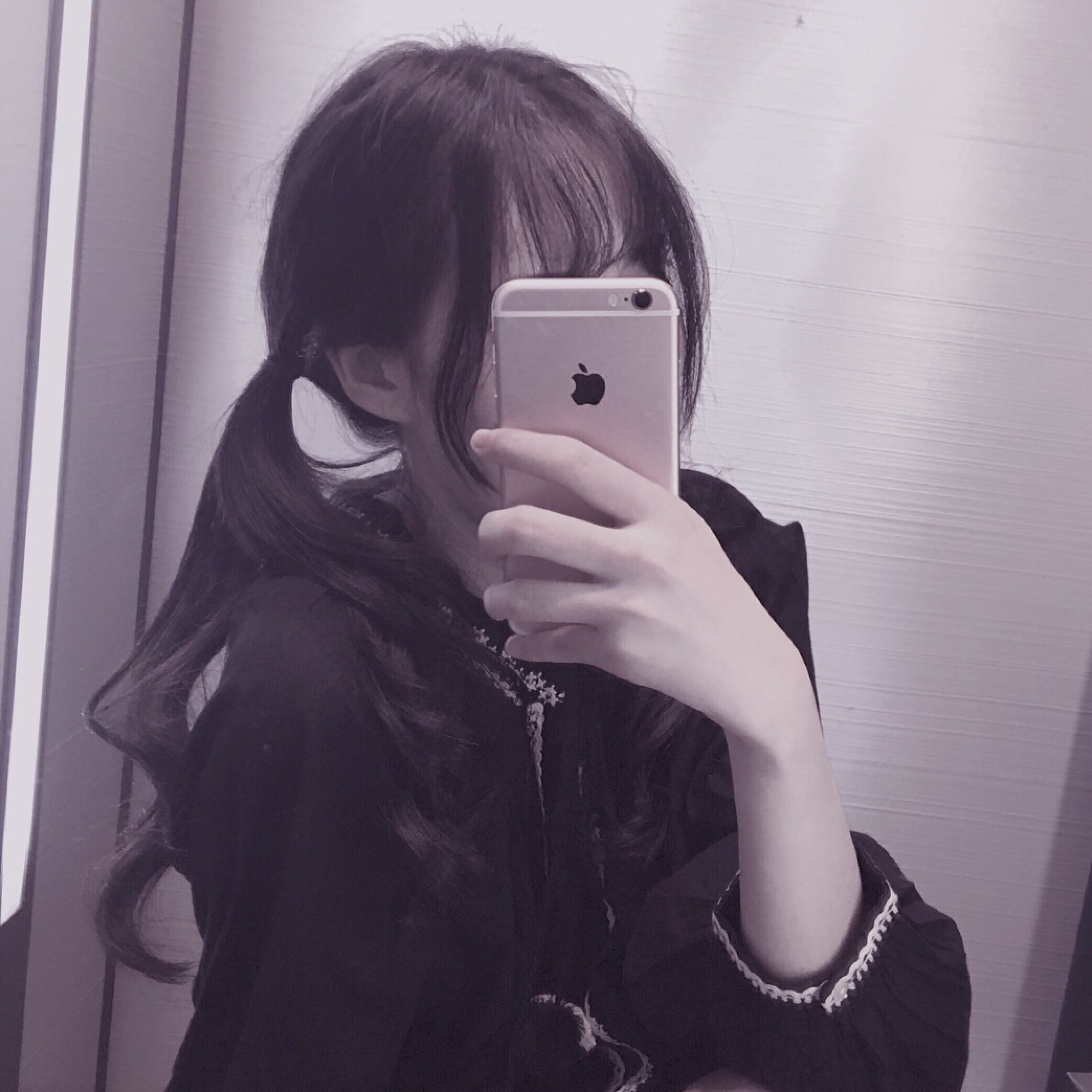 长发性感时尚清新性感微信女头