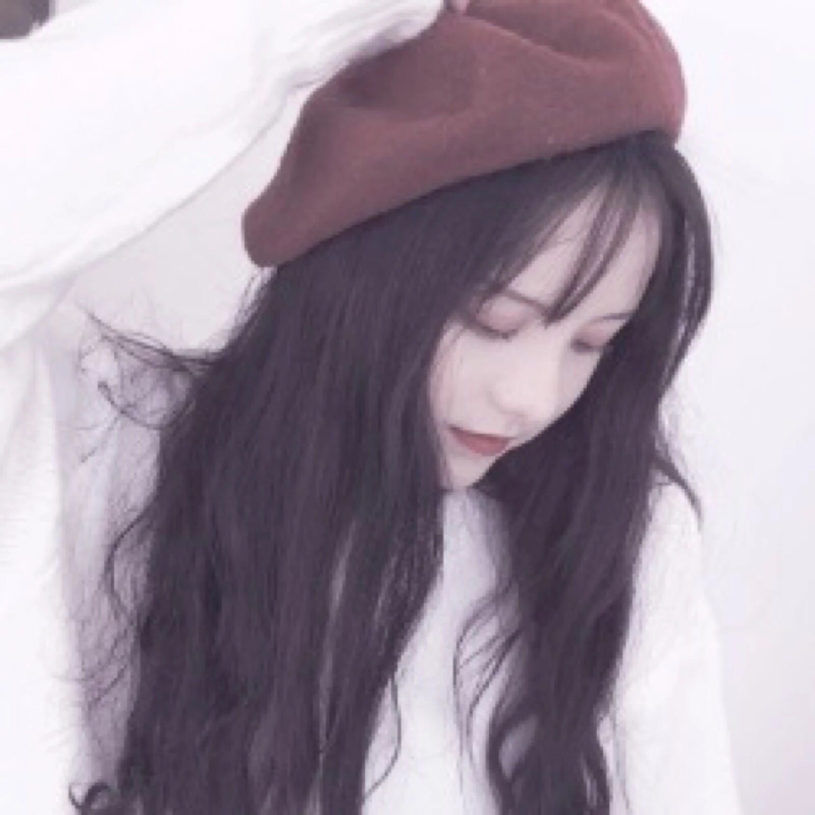 长发性感时尚清新性感微信女头