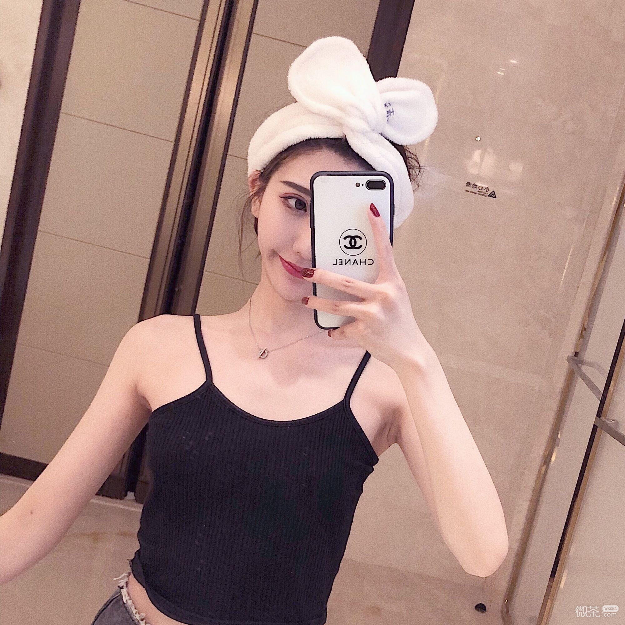 清新性感微信女头