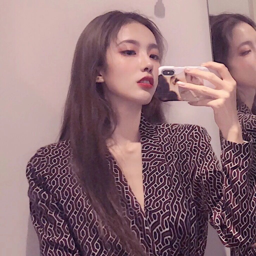 长发性感时尚清新性感微信女头