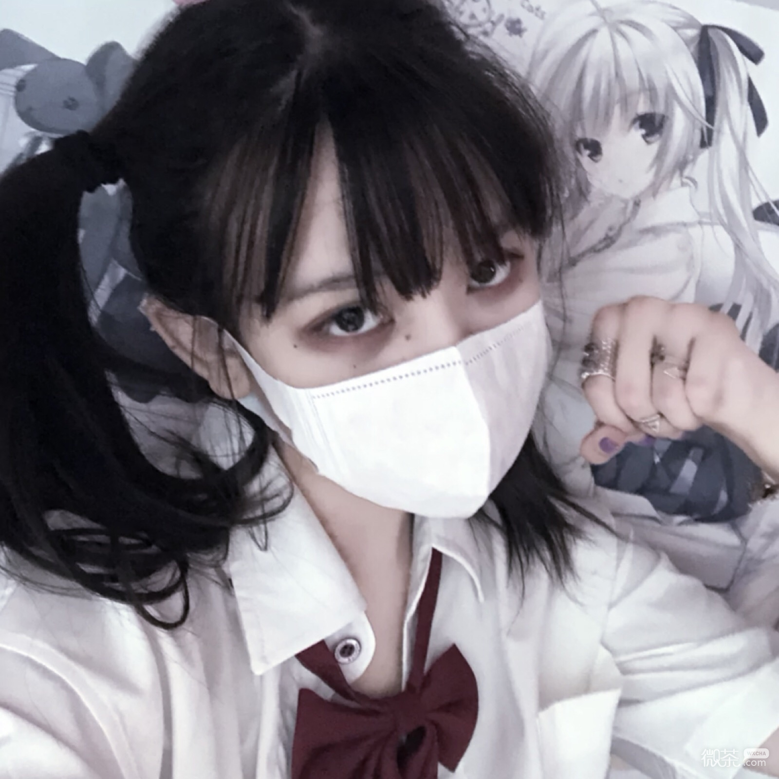 微信清新漂亮文艺女头