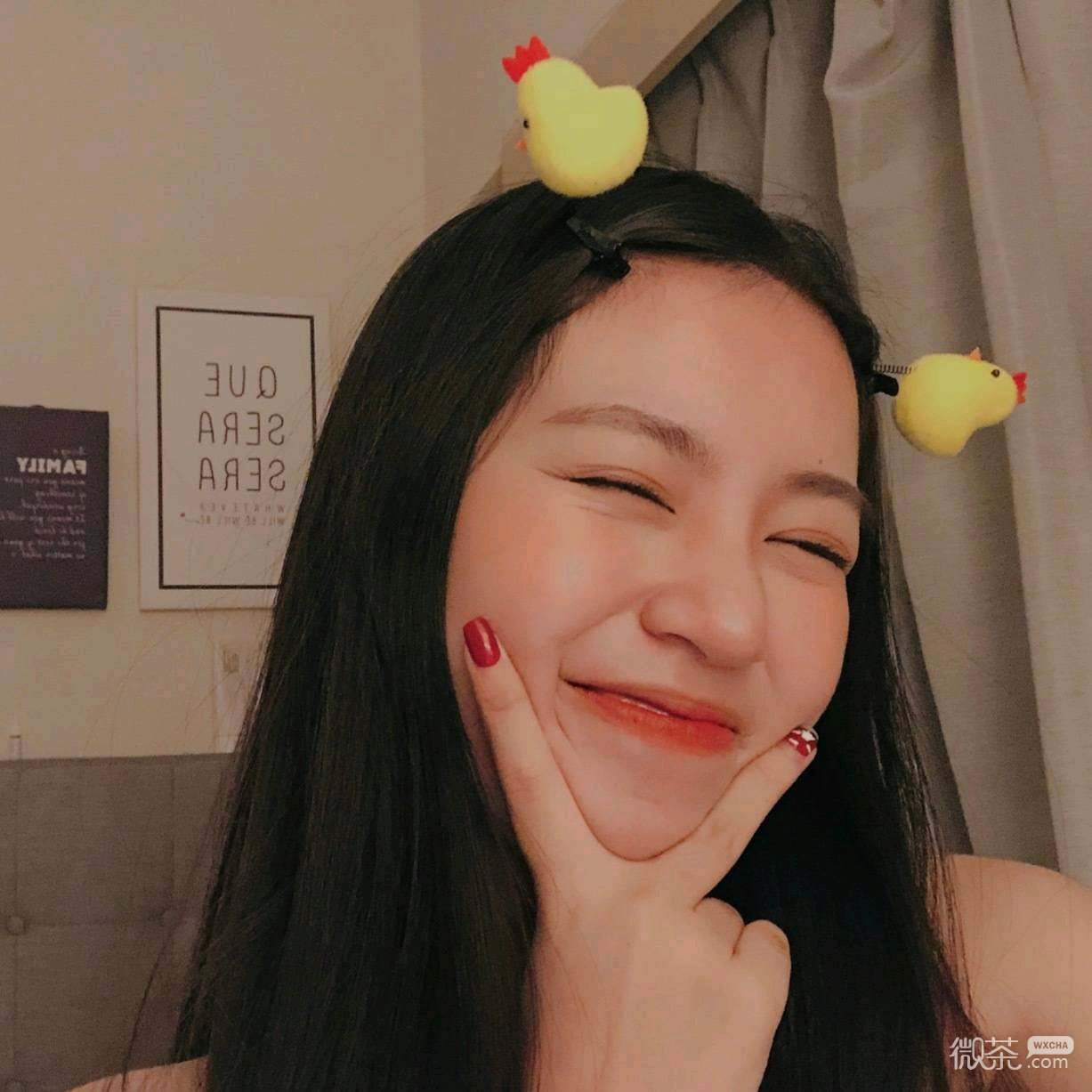 微信寂寞长发性感女头