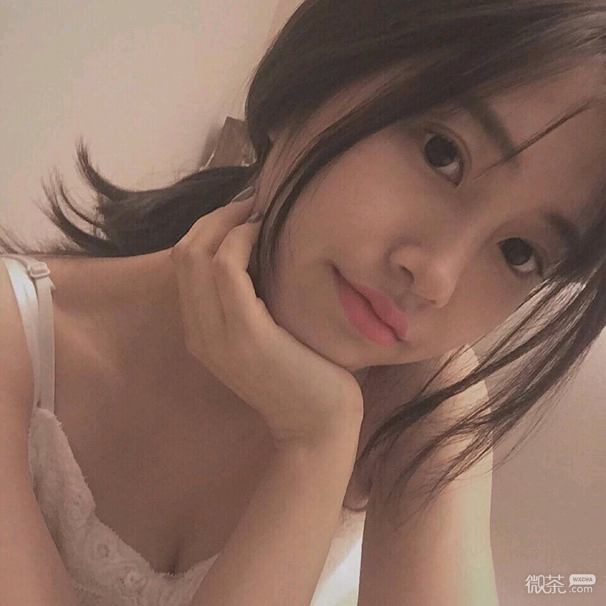 微信寂寞长发性感女头