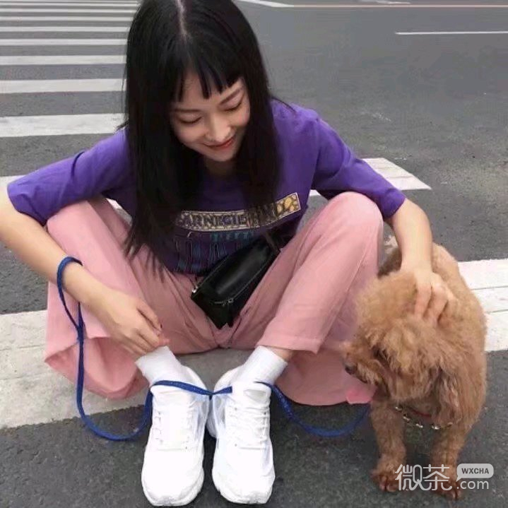 微信阳光霸气长发女头