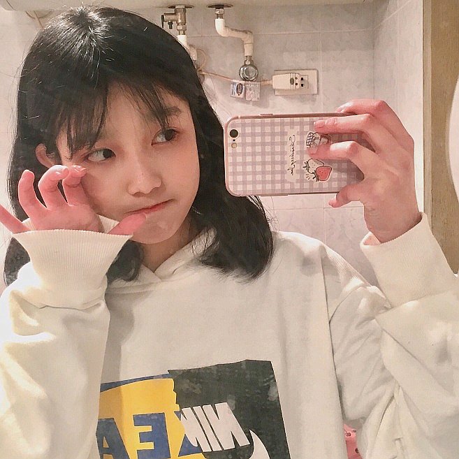 清新森系性感女头