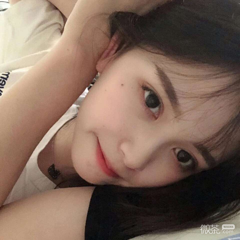 微信简洁文艺长发女头