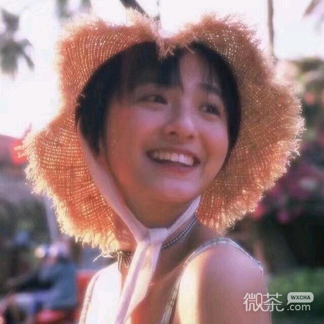 微信阳光霸气长发女头