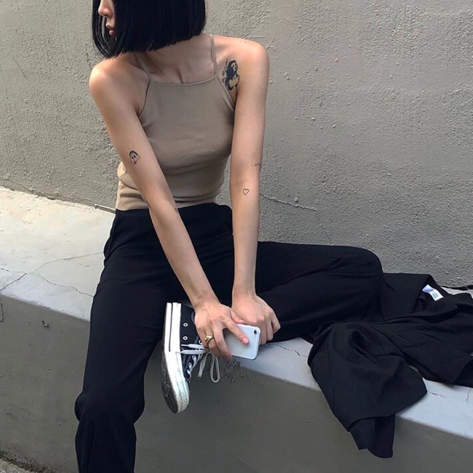 微信性感酷酷的女头