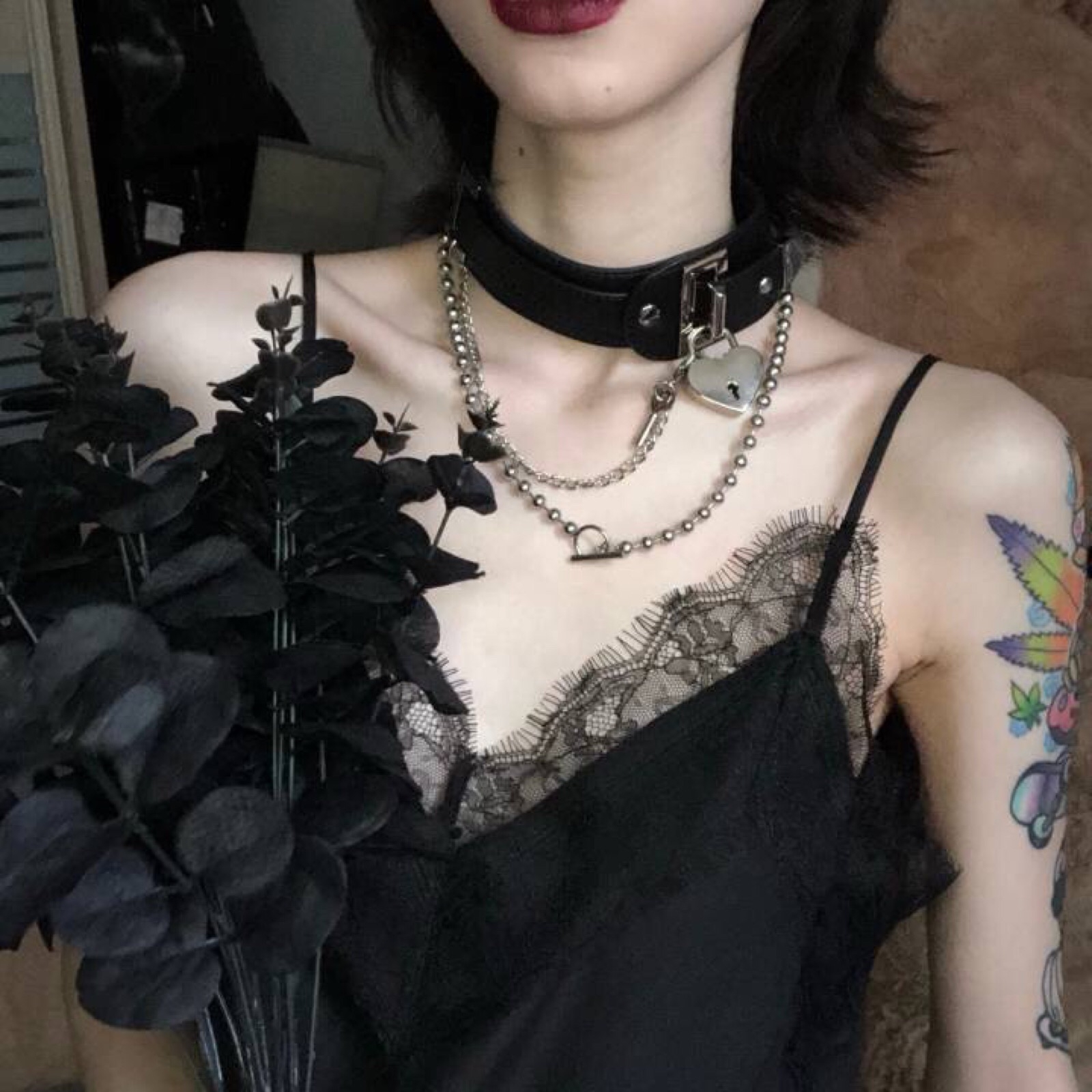 微信性感酷酷的女头