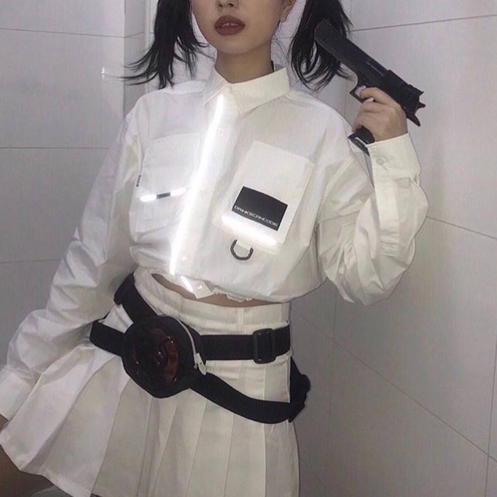 微信性感酷酷的女头