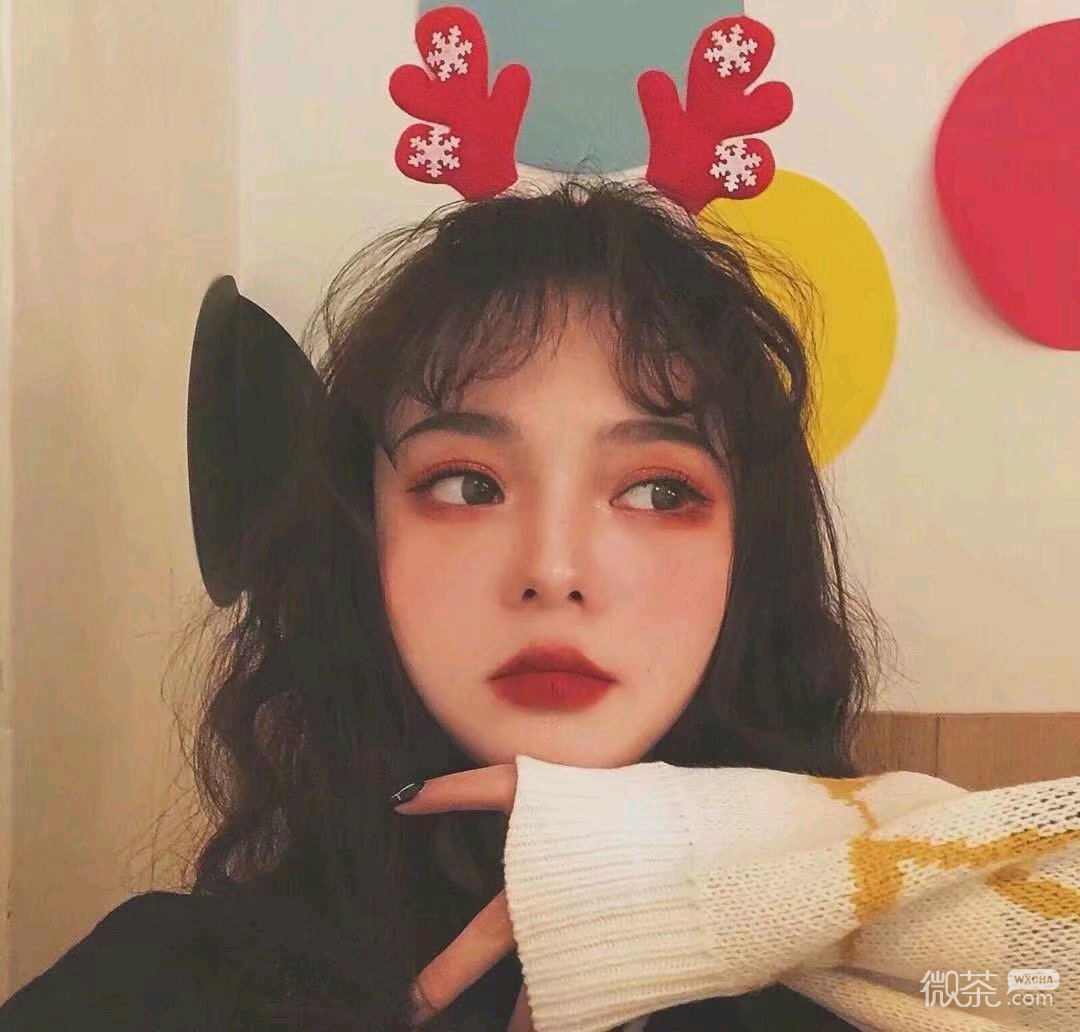 微信时尚深沉傲娇女头