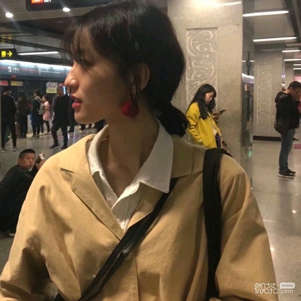 微信清纯长发高颜值女头