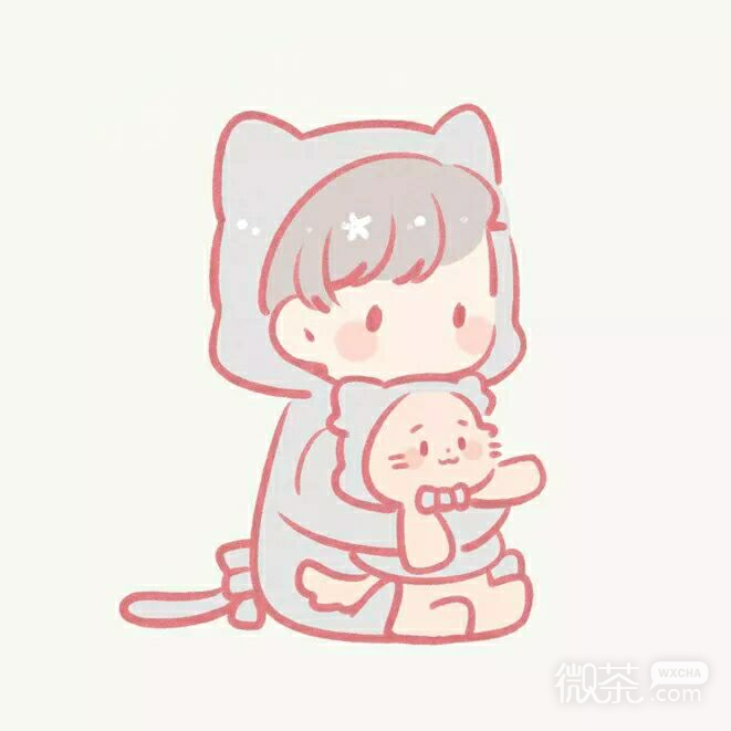 微信简约粉嫩情头