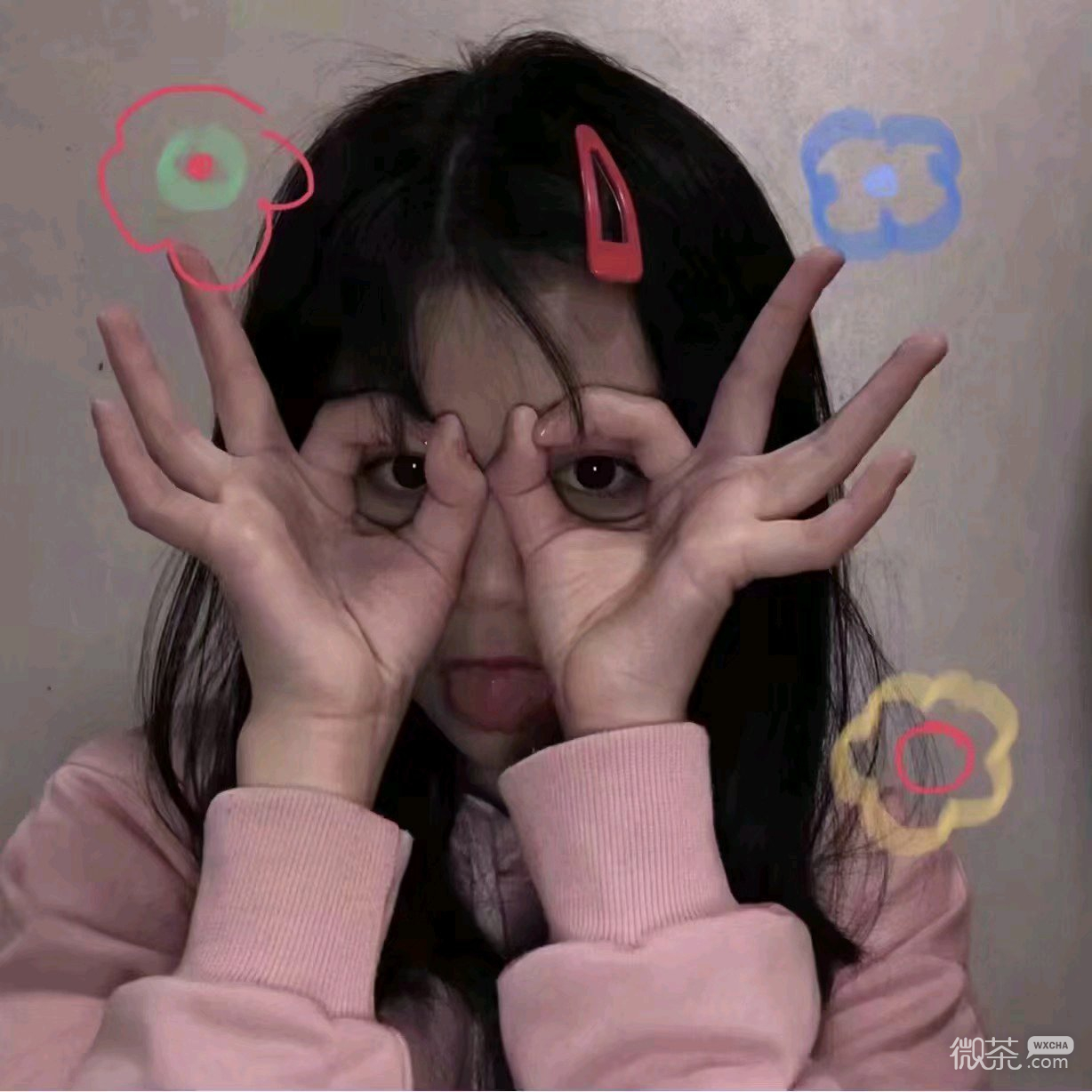 微信时尚深沉傲娇女头