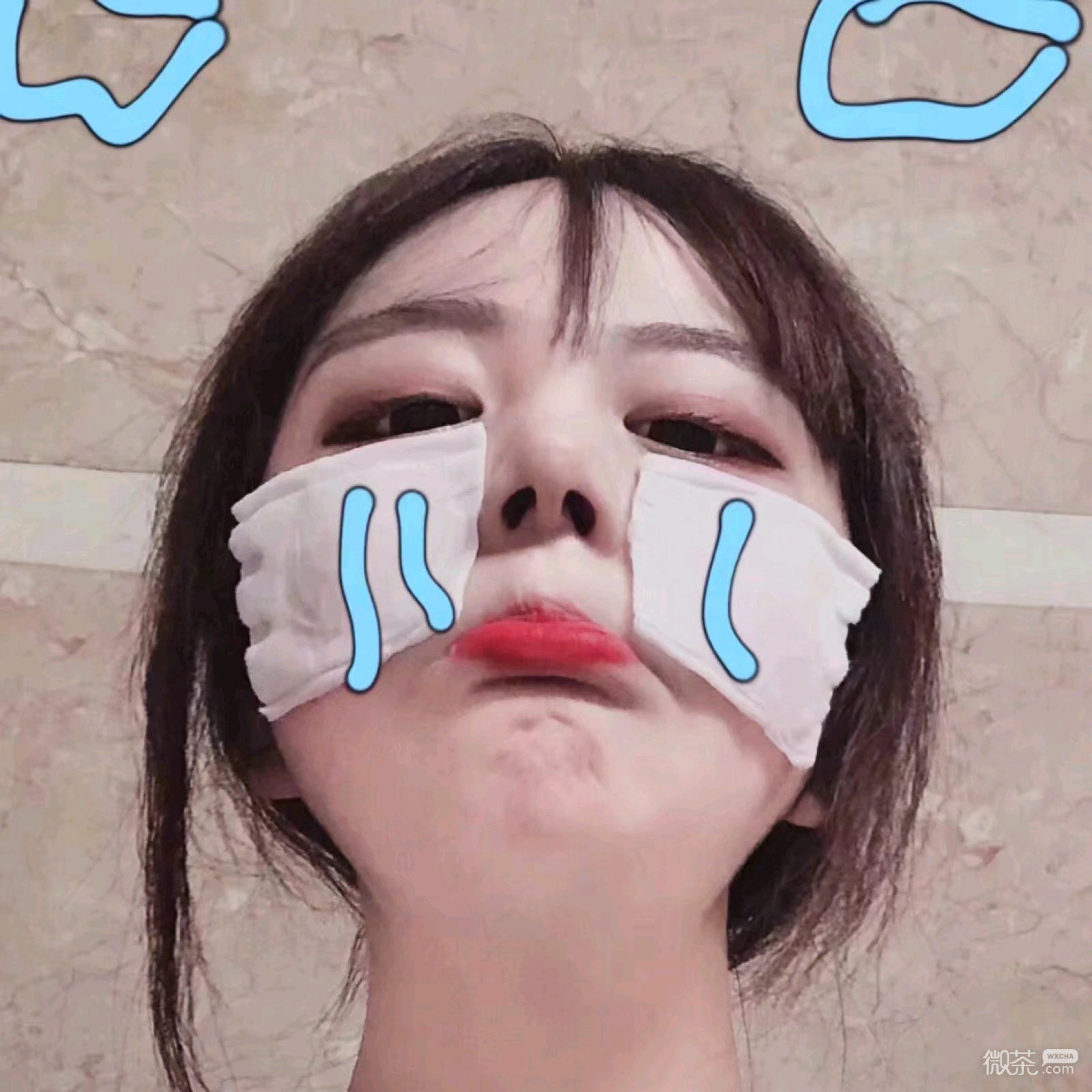 微信性感忧伤好看女头