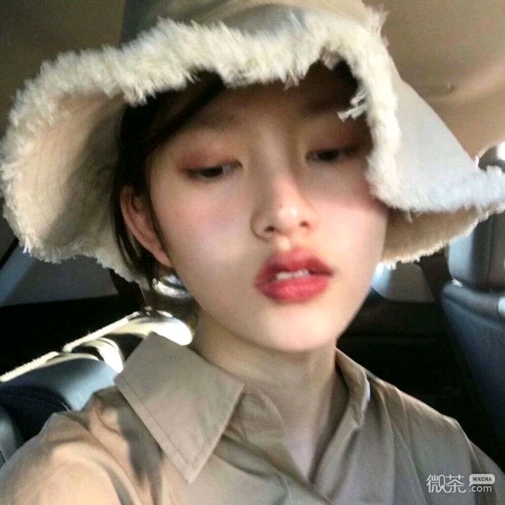 微信清纯长发高颜值女头