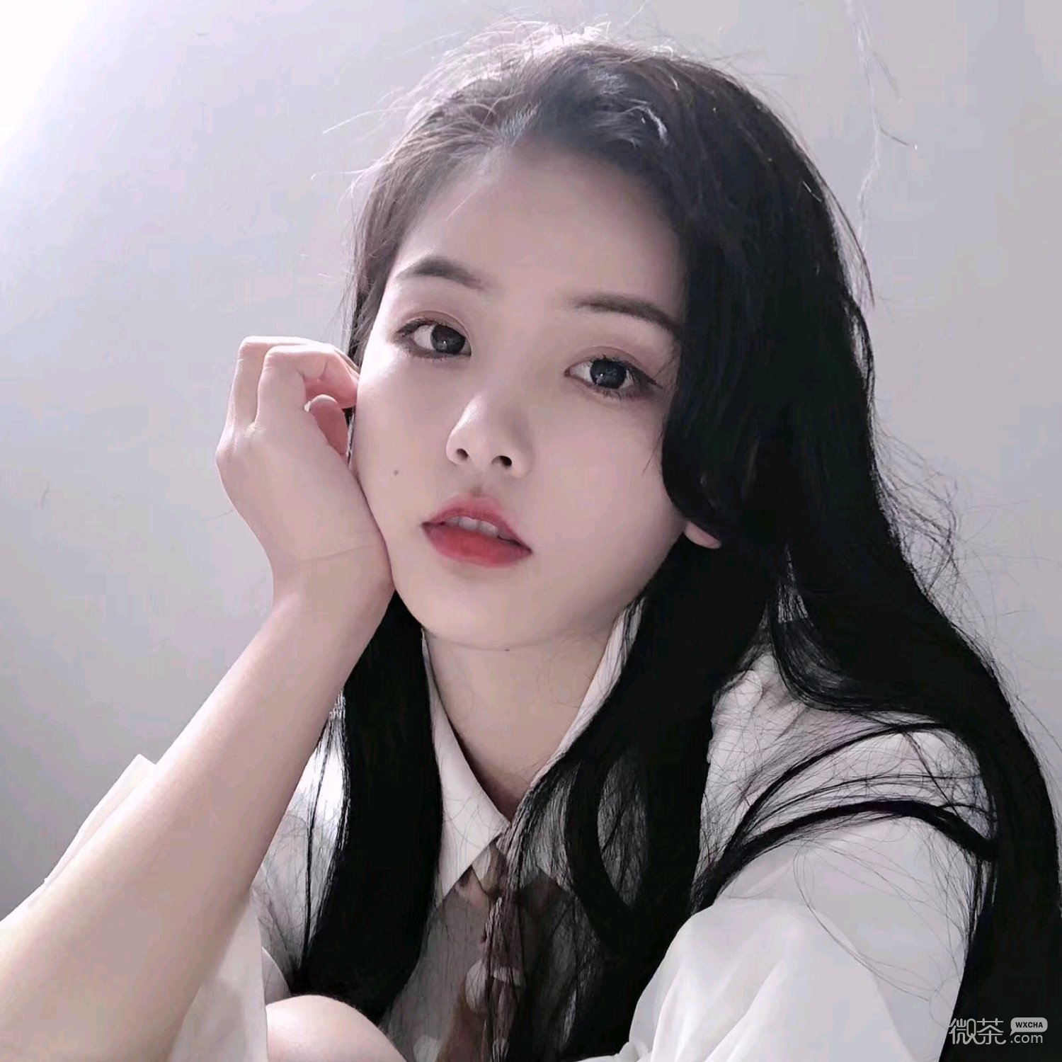 微信性感忧伤好看女头