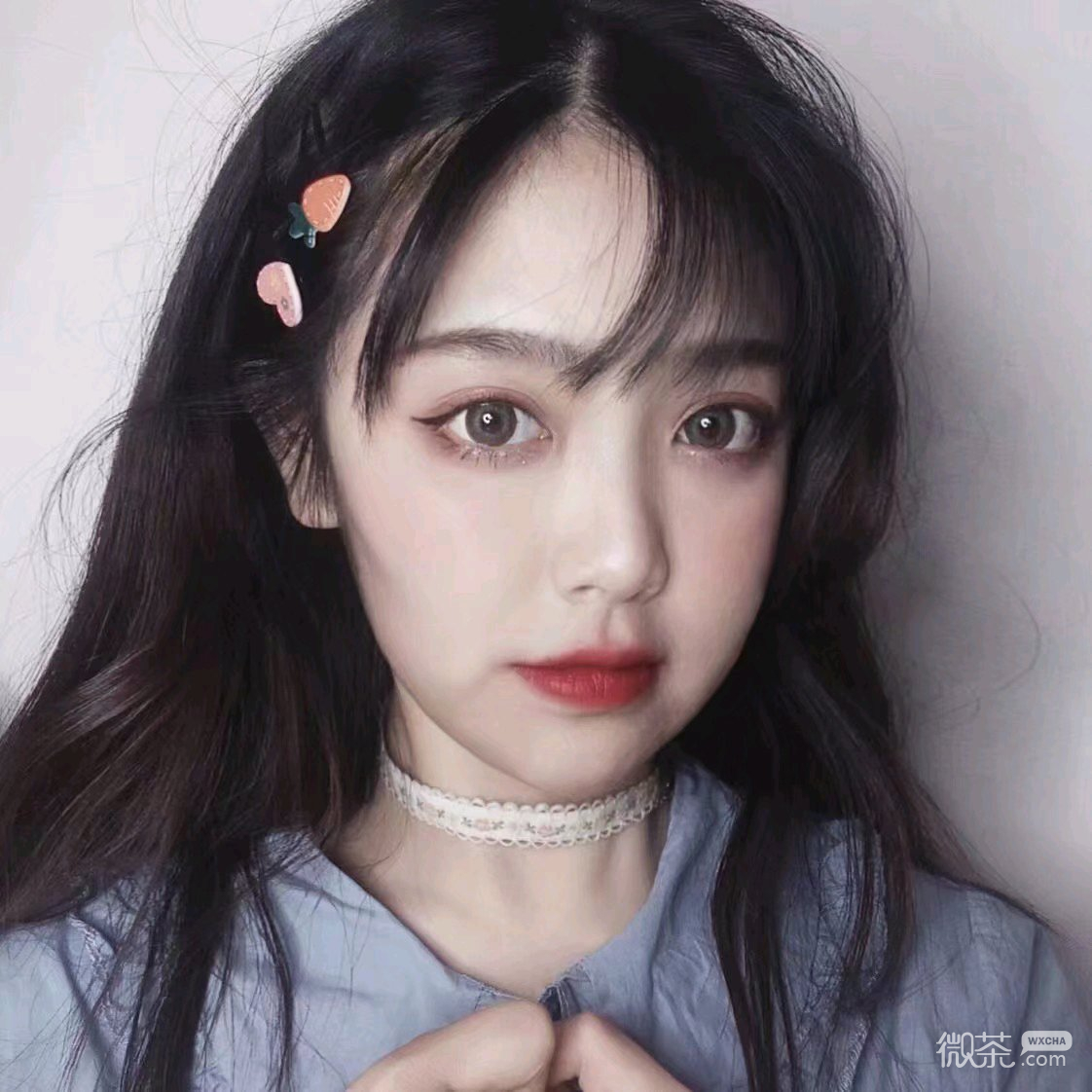 微信性感忧伤好看女头