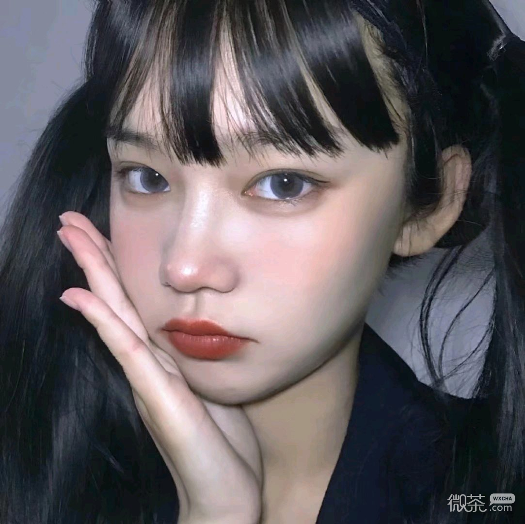 微信性感忧伤好看女头