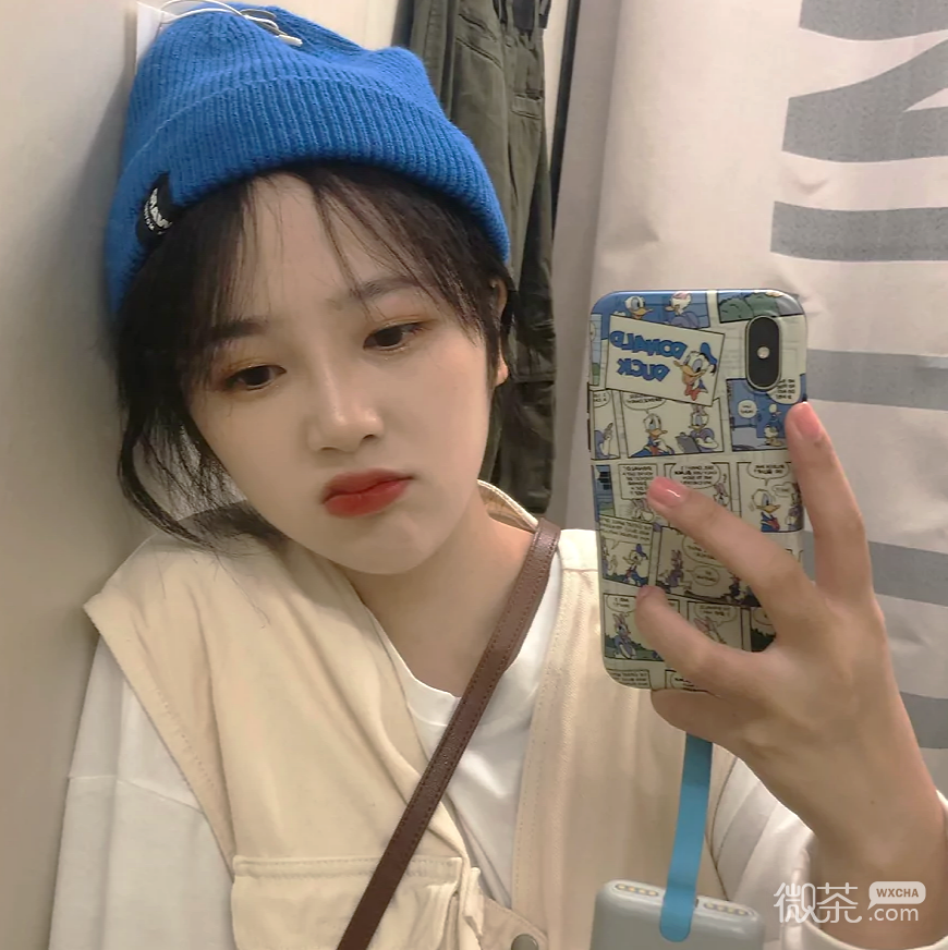 高颜值深沉寂寞微信女头