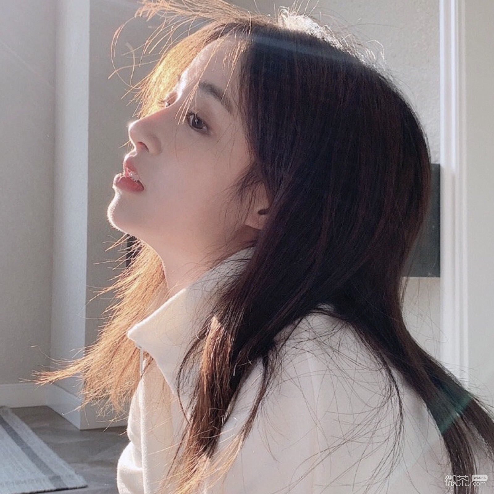 微信性感文艺好看女头
