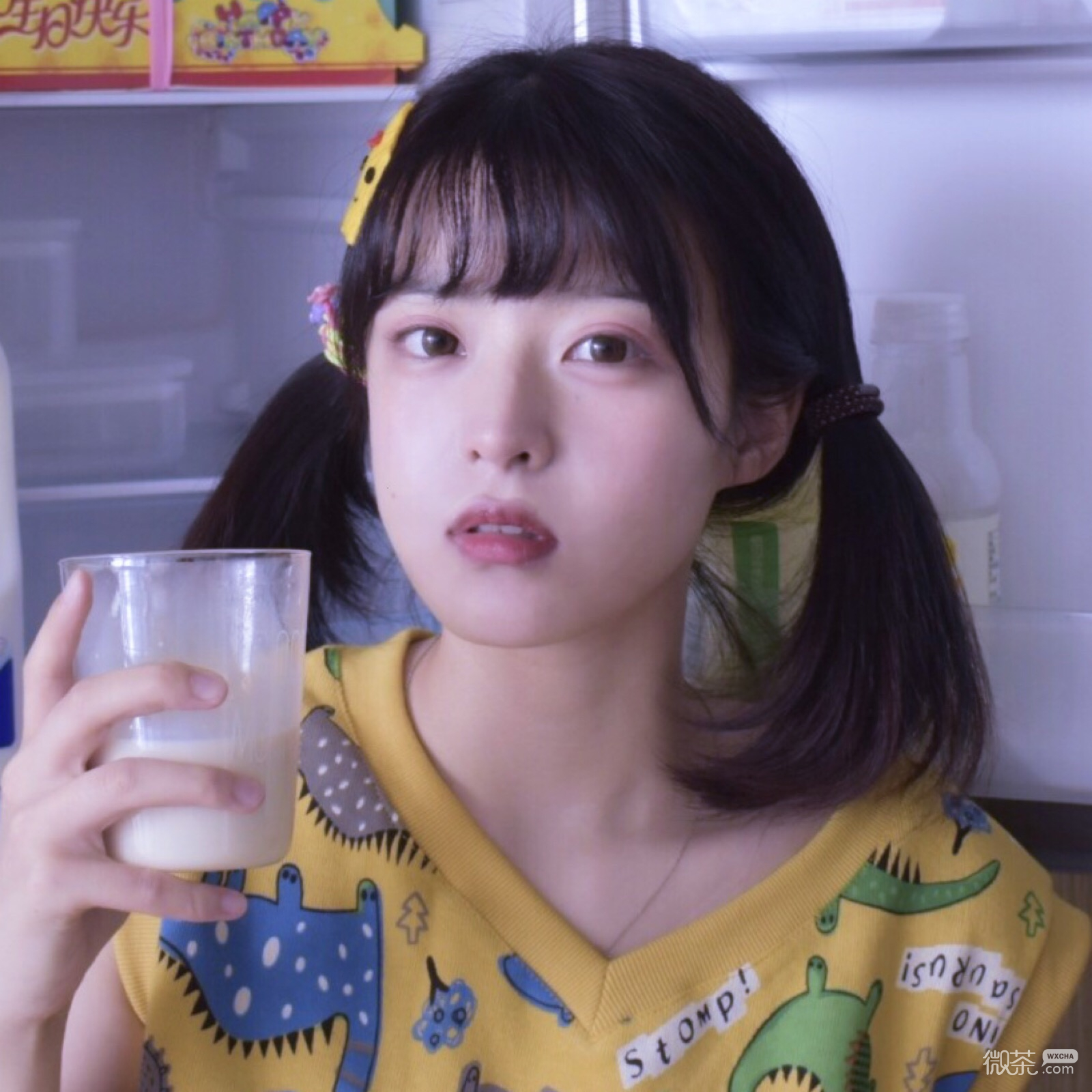 高颜值深沉寂寞微信女头