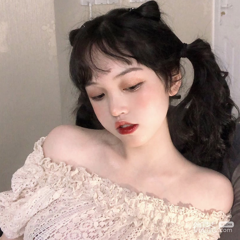 微信性感文艺好看女头