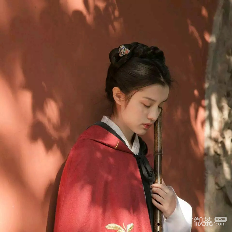 微信清新古风好看女头