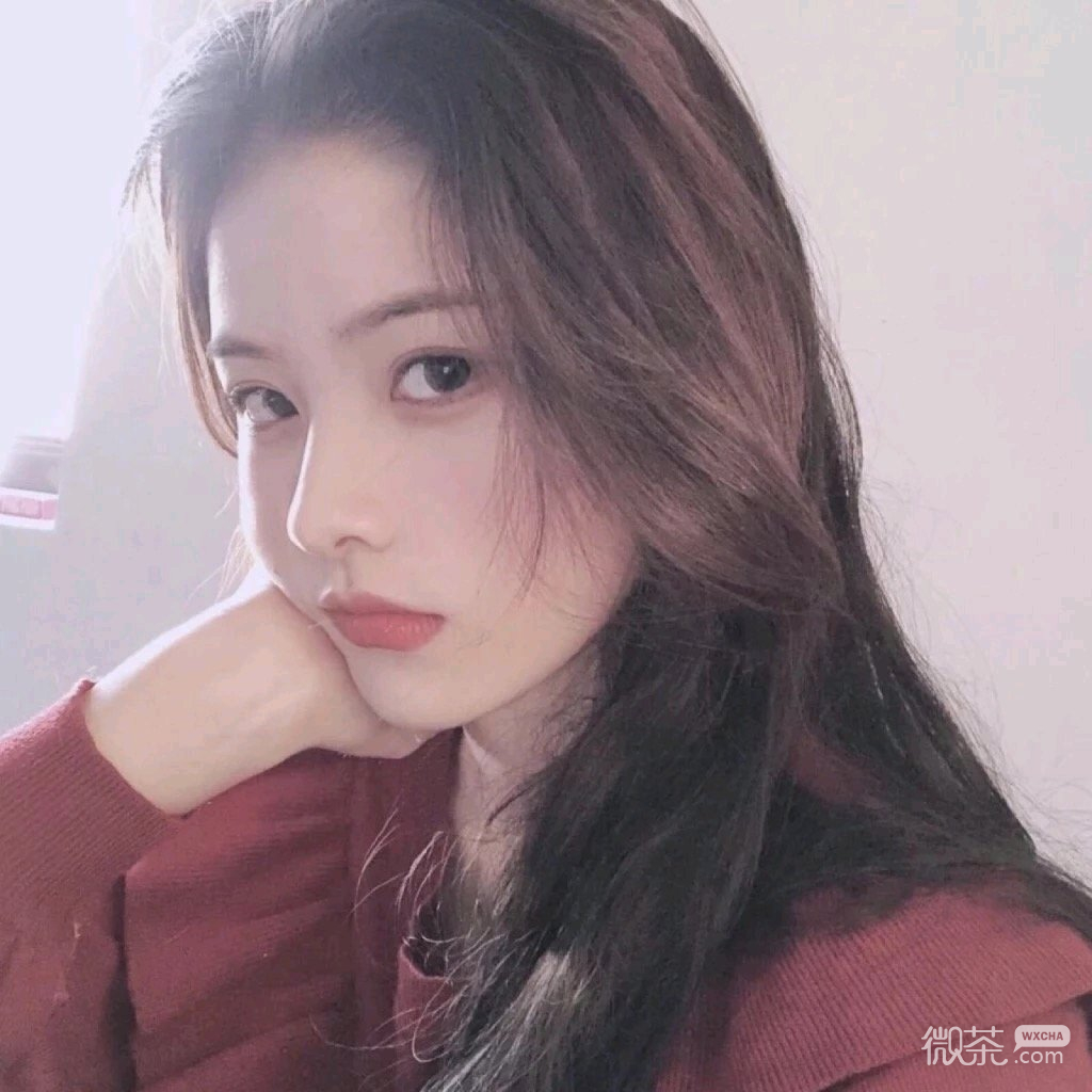 微信好看冷酷长发女头