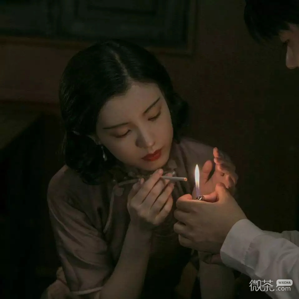 微信清新古风好看女头
