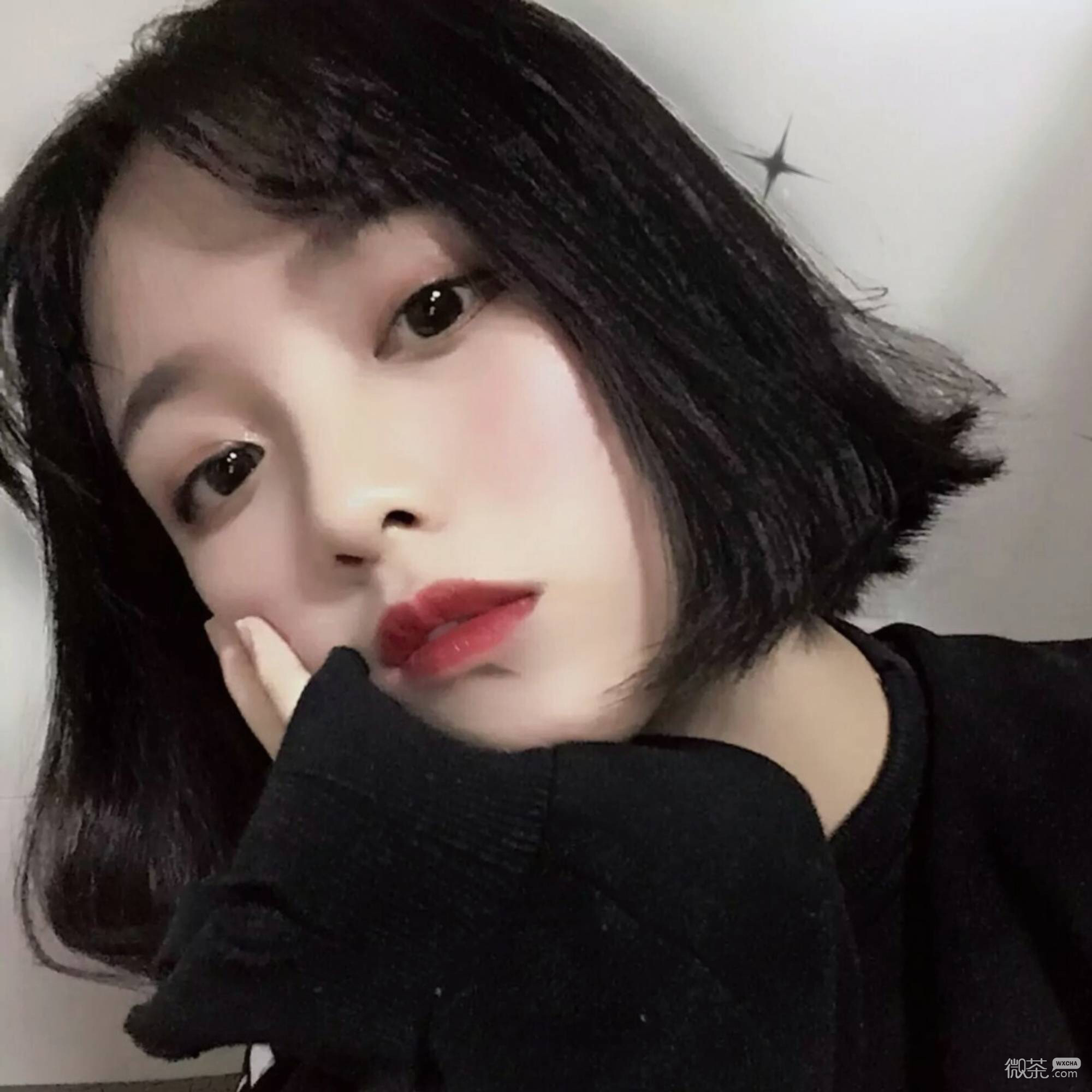 微信清新阳光漂亮迷人女头