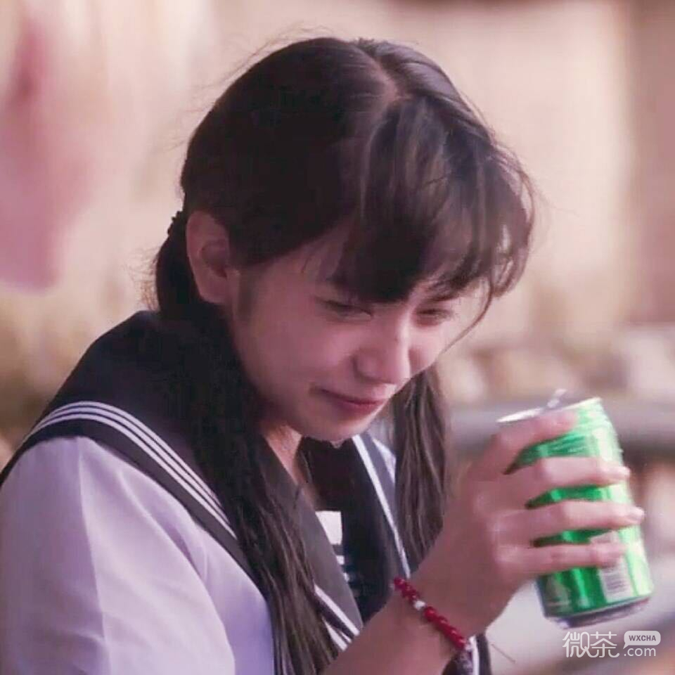 微信文艺长发高颜值女头