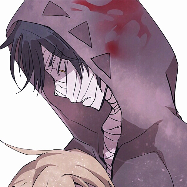 微信好看黑白动漫情头