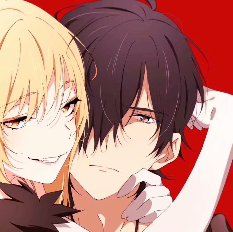 微信好看黑白动漫情头