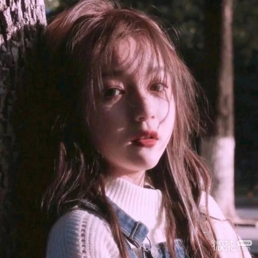 微信简洁清纯女头
