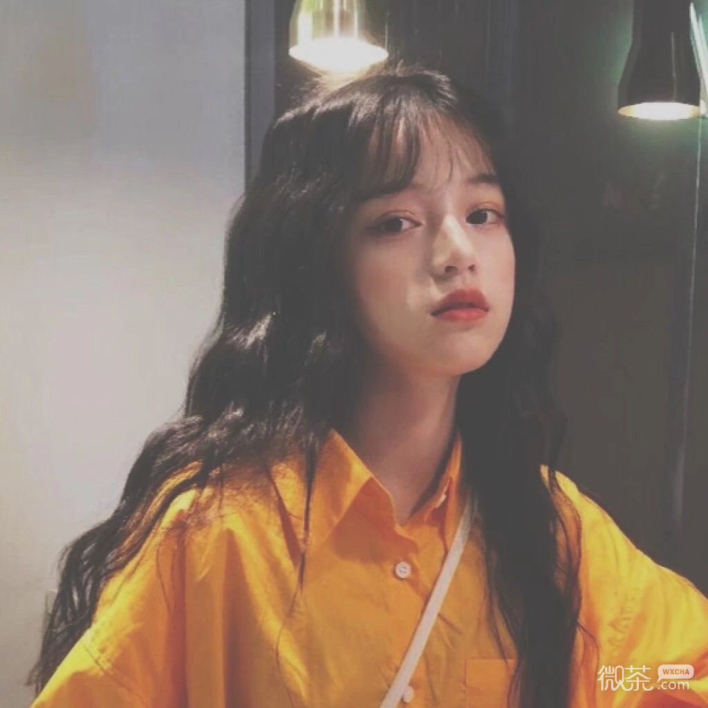 微信简洁清纯女头