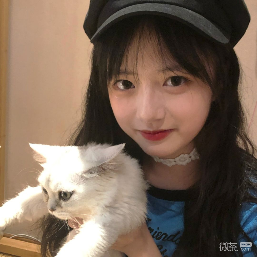 微信简洁清纯女头