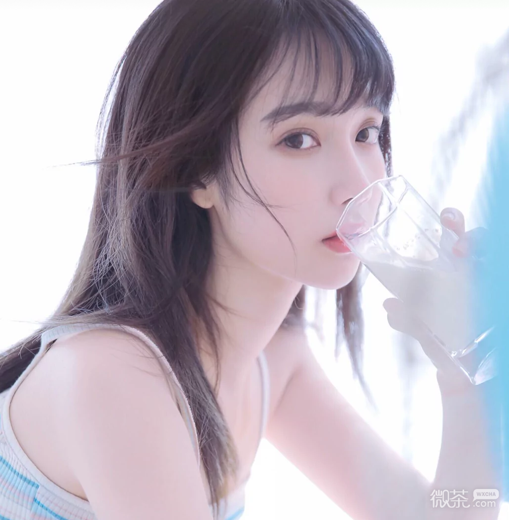 微信冷酷性感长发女头