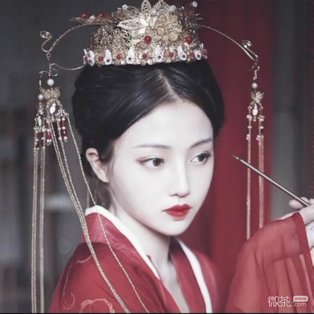 微信清新文艺古风女头