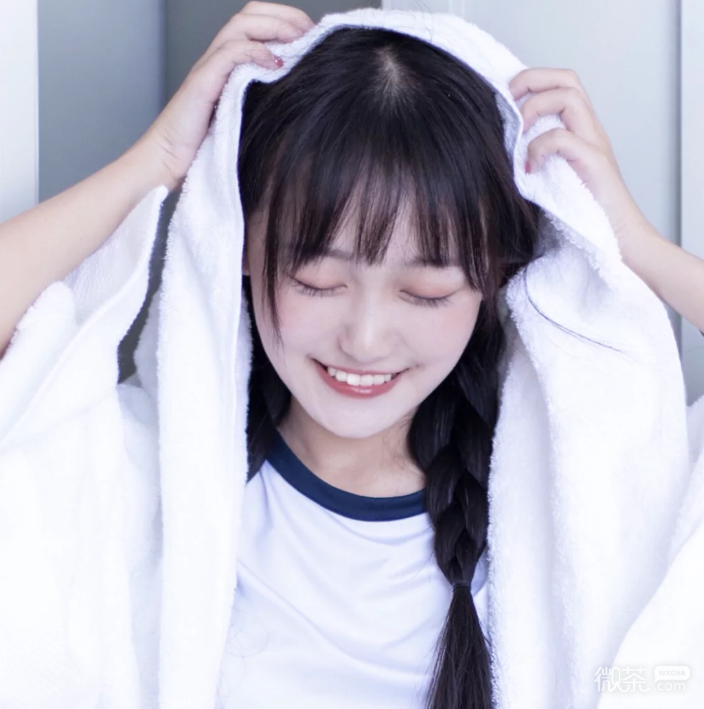 微信冷酷性感长发女头