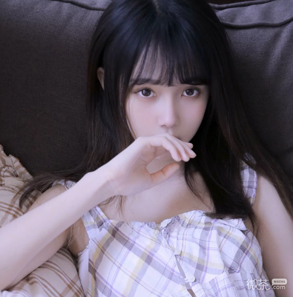 微信冷酷性感长发女头